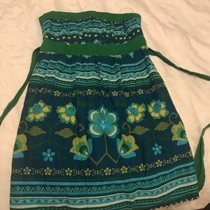 Strapless summer dress